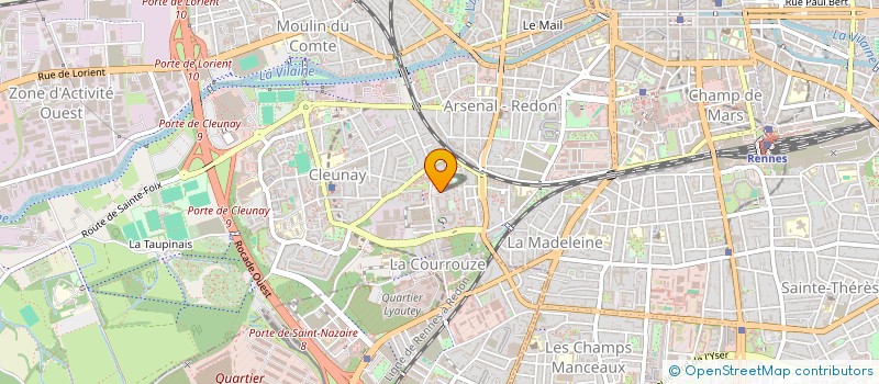 localisation de l'entreprise MADAME FLORENCE ROUCOUT  RENNES