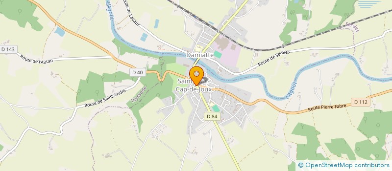 localisation de l'entreprise MADAME FLORENCE ROUDET  SAINT-PAUL-CAP-DE-JOUX