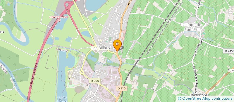 localisation de l'entreprise MADAME FLORENCE ROULLEAU  LES BILLAUX