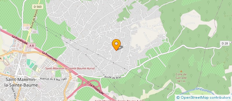 localisation de l'entreprise MADAME FLORENCE ROUSSEAU à SAINT-MAXIMIN-LA-SAINTE-BAUME