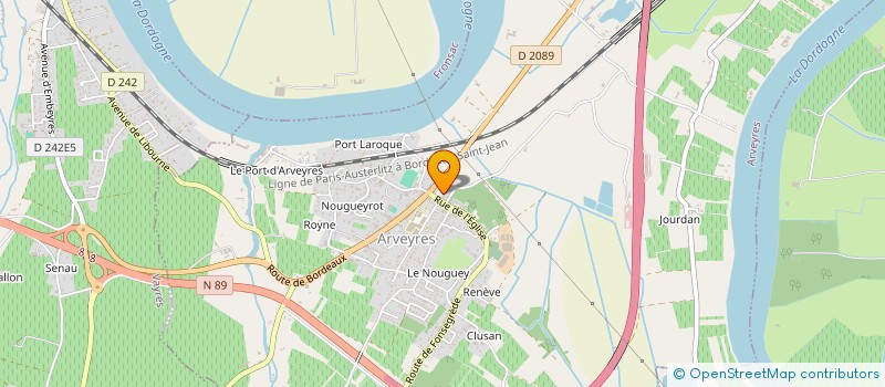 localisation de l'entreprise MADAME FLORENCE ROUSSEAUX  ARVEYRES