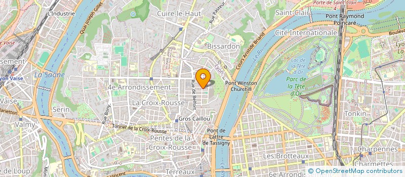 localisation de l'entreprise MADAME FLORENCE ROUX  LYON