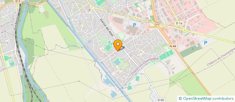 localisation de l'entreprise MADAME FLORENCE ROUX  CHALONS-EN-CHAMPAGNE