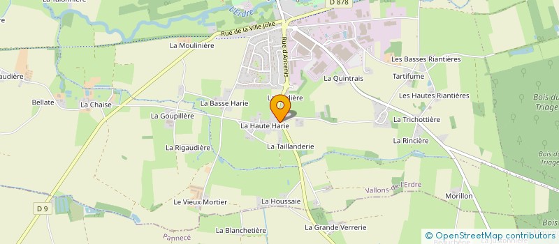 localisation de l'entreprise MADAME FLORENCE ROUZIERE  VALLONS-DE-L'ERDRE