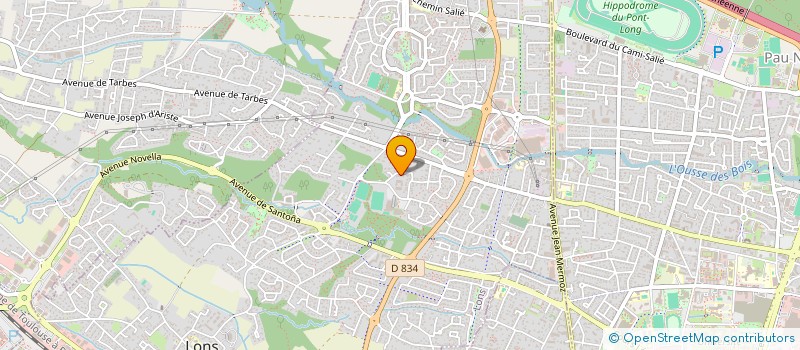 localisation de l'entreprise MADAME FLORENCE ROVER  LONS