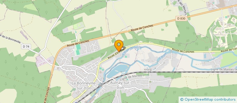 localisation de l'entreprise MADAME FLORENCE ROY  LA BONNEVILLE-SUR-ITON