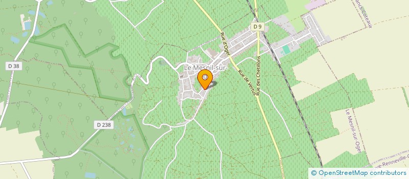 localisation de l'entreprise MADAME FLORENCE ROZE  LE MESNIL-SUR-OGER