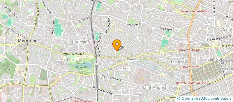 localisation de l'entreprise MADAME FLORENCE RUDEAUX  BORDEAUX