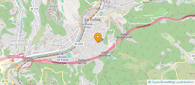 localisation de l'entreprise MADAME FLORENCE RUIZ  LA TRINITE