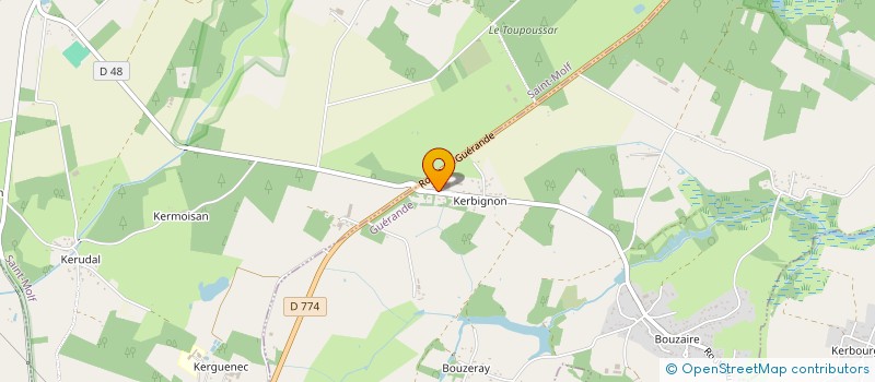 localisation de l'entreprise MADAME FLORENCE SALLIOT  GUERANDE