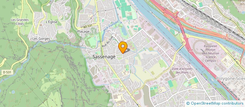 localisation de l'entreprise MADAME FLORENCE SALOMON  SASSENAGE