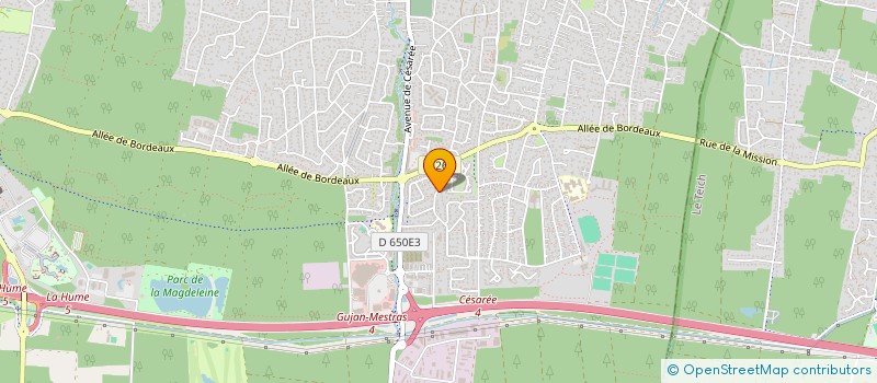 localisation de l'entreprise MADAME FLORENCE SANCHEZ à GUJAN-MESTRAS