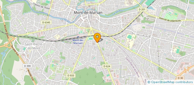 localisation de l'entreprise MADAME FLORENCE SANCHEZ  MONT-DE-MARSAN