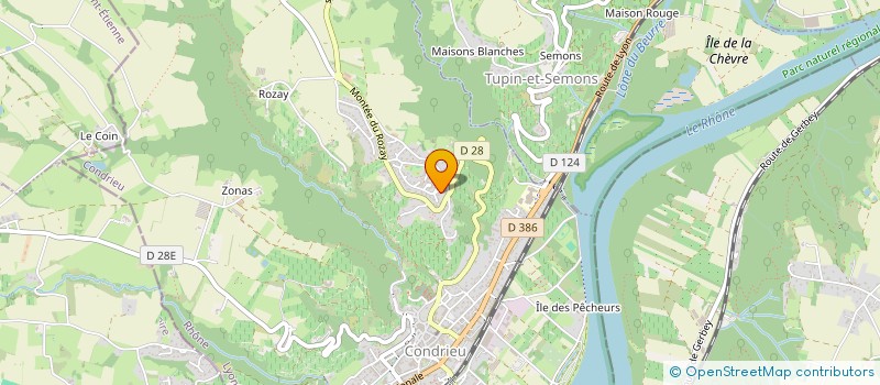 localisation de l'entreprise MADAME FLORENCE SANCHEZ  CONDRIEU