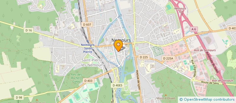 localisation de l'entreprise MADAME FLORENCE SANON  NEMOURS