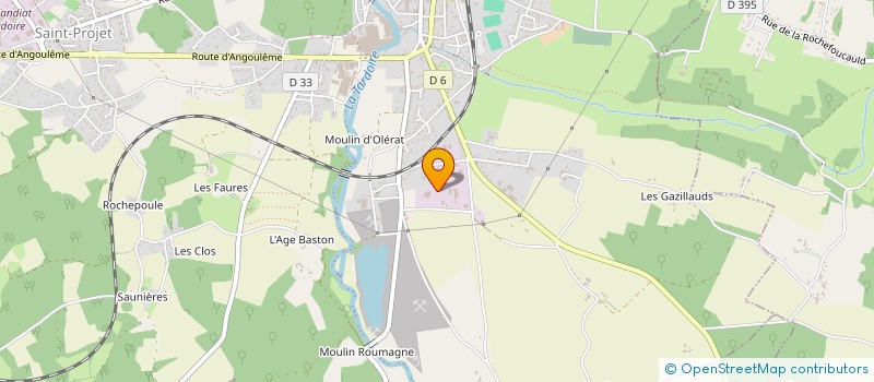 localisation de l'entreprise MADAME FLORENCE SANTO  LA ROCHEFOUCAULD-EN-ANGOUMOIS