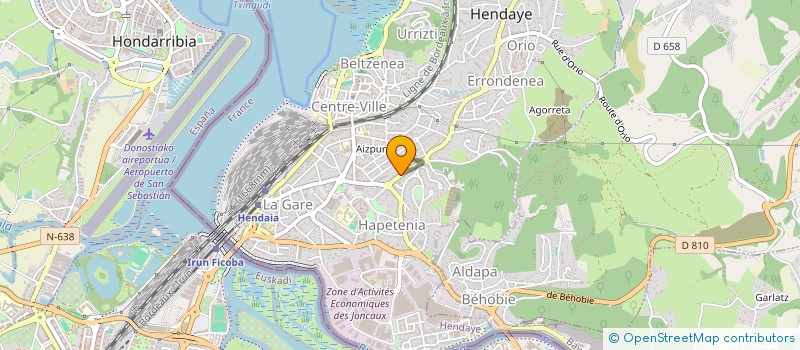 localisation de l'entreprise MADAME FLORENCE SAPHORES  HENDAYE