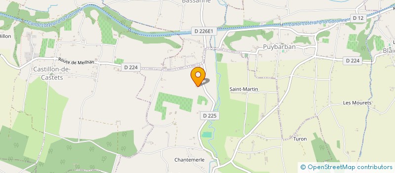 localisation de l'entreprise MADAME FLORENCE SARRAMONA  PONDAURAT