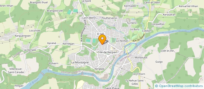 localisation de l'entreprise MADAME FLORENCE SAVARY  INZINZAC-LOCHRIST