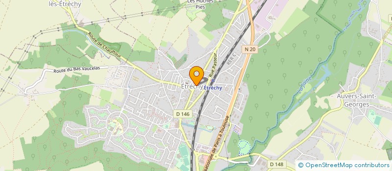 localisation de l'entreprise MADAME FLORENCE SCHACHER  ETRECHY