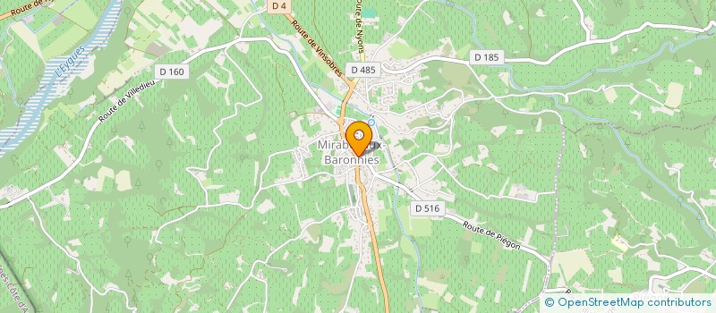 localisation de l'entreprise MADAME FLORENCE SCHAETZEL  MIRABEL-AUX-BARONNIES