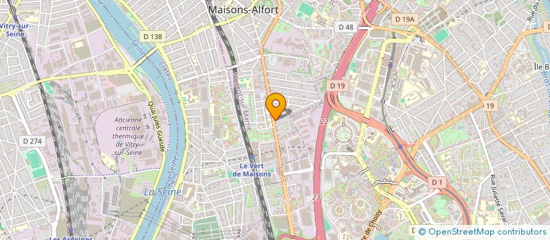 localisation de l'entreprise MADAME FLORENCE SCHMITT  MAISONS-ALFORT