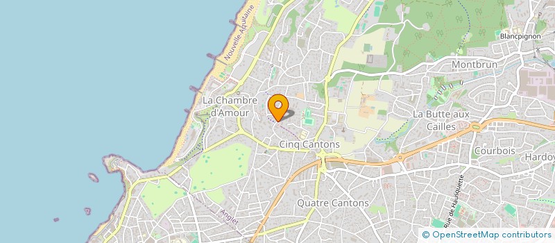 localisation de l'entreprise MADAME FLORENCE SCHNEIDER à ANGLET