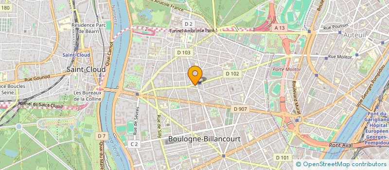 localisation de l'entreprise MADAME FLORENCE SCHVELLINGER à BOULOGNE-BILLANCOURT