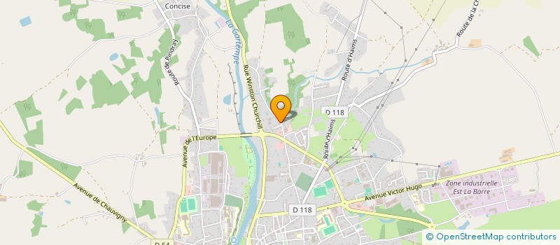 localisation de l'entreprise MADAME FLORENCE SCHWARTZMAN  MONTMORILLON