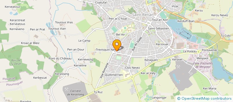 localisation de l'entreprise MADAME FLORENCE SCOUARNEC  SAINT-RENAN