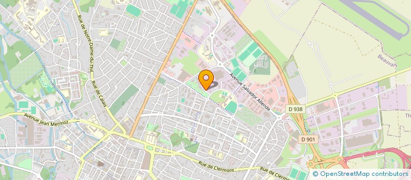 localisation de l'entreprise MADAME FLORENCE SELLOS  BEAUVAIS