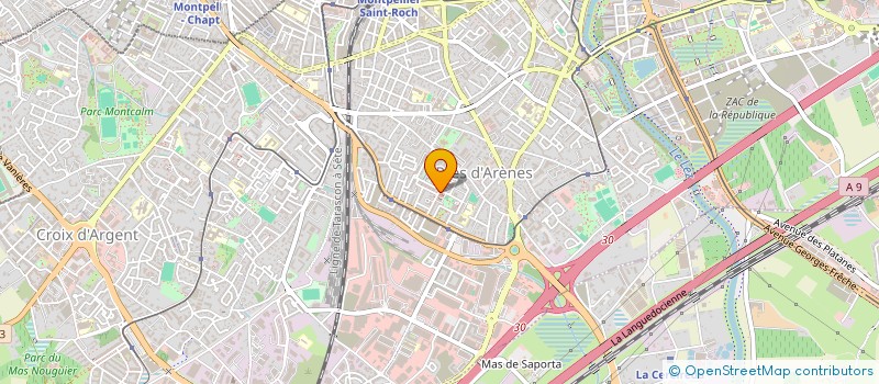 localisation de l'entreprise MADAME FLORENCE SERRA à MONTPELLIER