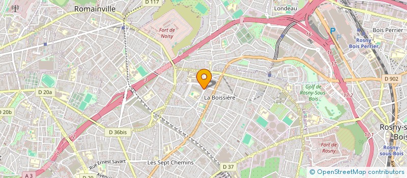 localisation de l'entreprise MADAME FLORENCE SERRIS à MONTREUIL