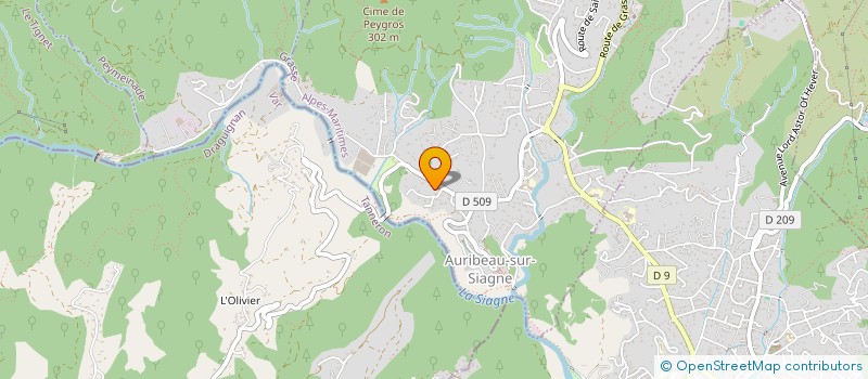 localisation de l'entreprise MADAME FLORENCE SEYTRE  AURIBEAU-SUR-SIAGNE