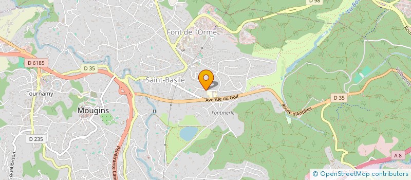 localisation de l'entreprise MADAME FLORENCE SICLARI à MOUGINS