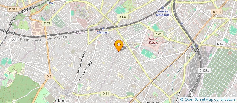 localisation de l'entreprise MADAME FLORENCE SIMON à CLAMART
