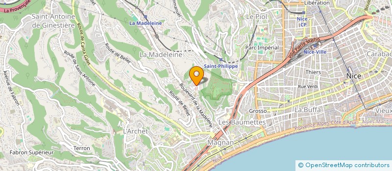 localisation de l'entreprise MADAME FLORENCE SIMONEAU  NICE