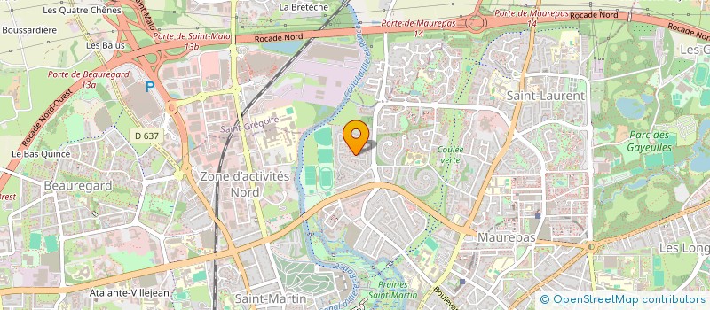 localisation de l'entreprise MADAME FLORENCE SIOC'HAN DE KERSABIEC  RENNES
