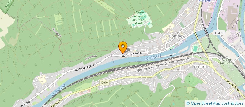 localisation de l'entreprise MADAME FLORENCE SOUDIER  POMPEY