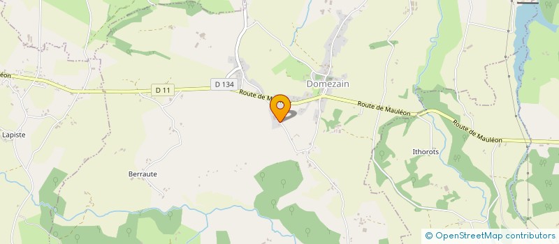 localisation de l'entreprise MADAME FLORENCE SOULE  DOMEZAIN-BERRAUTE