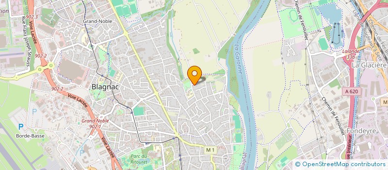 localisation de l'entreprise MADAME FLORENCE SOULES  BLAGNAC