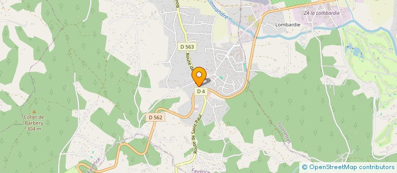 localisation de l'entreprise MADAME FLORENCE STAMENS  FAYENCE