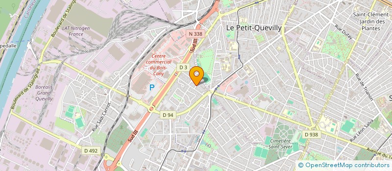 localisation de l'entreprise MADAME FLORENCE STAMM  LE GRAND-QUEVILLY