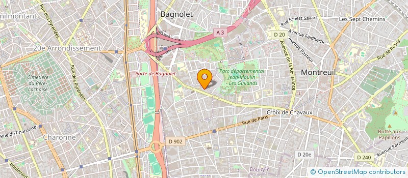 localisation de l'entreprise MADAME FLORENCE SZYMANSKI à BAGNOLET