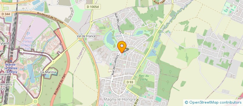 localisation de l'entreprise MADAME FLORENCE TA  MAGNY-LE-HONGRE