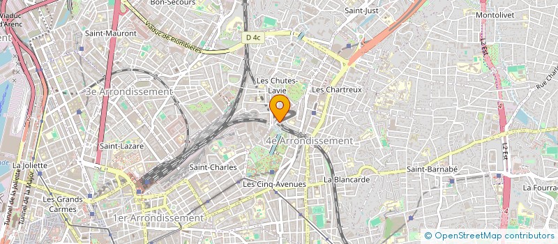 localisation de l'entreprise MADAME FLORENCE TABOUREL  MARSEILLE
