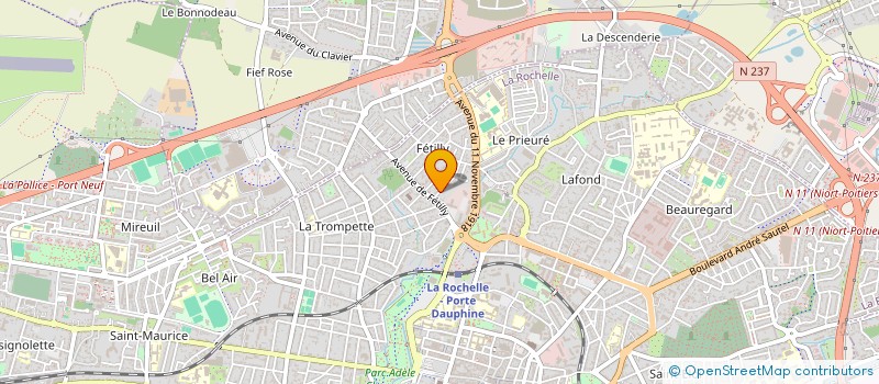 localisation de l'entreprise MADAME FLORENCE TAILLIEU  LA ROCHELLE