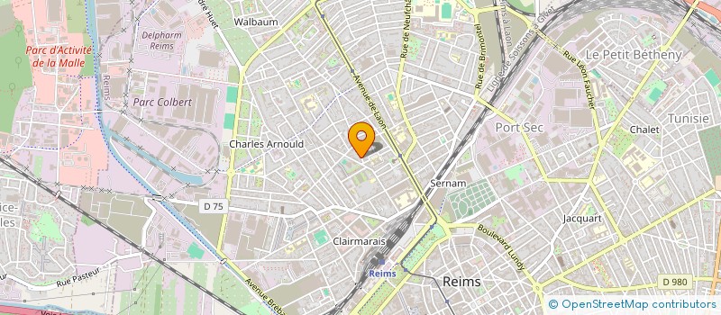 localisation de l'entreprise MADAME FLORENCE TALLET  REIMS