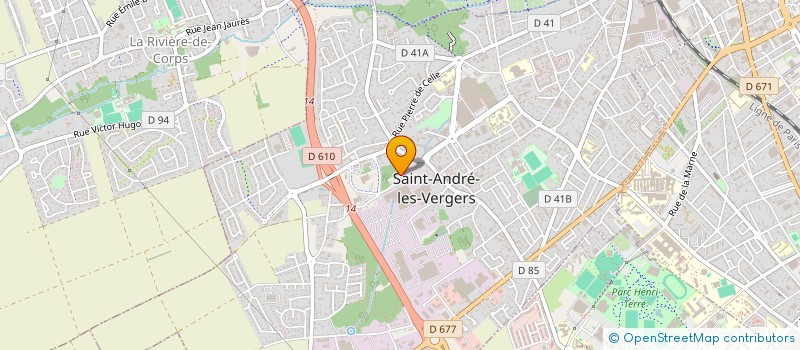 localisation de l'entreprise MADAME FLORENCE TATIN  SAINT-ANDRE-LES-VERGERS