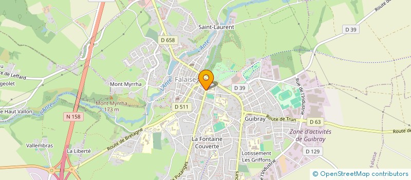 localisation de l'entreprise MADAME FLORENCE TAUPIN  FALAISE